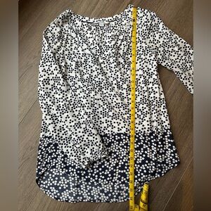 Boden Navy/white Top, Size 2